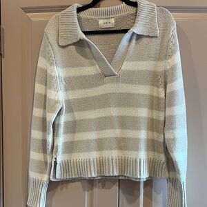 DISSH Women's Striped Sweater - Tan and Cream